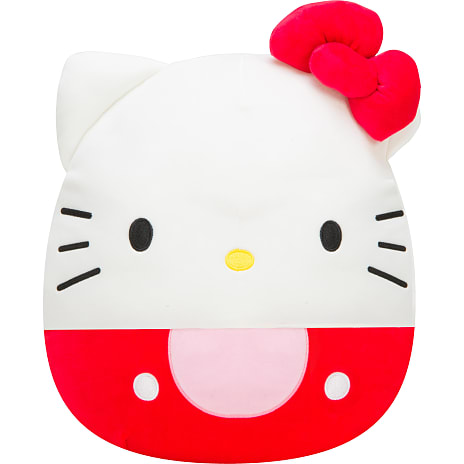 Squishmallows Hello Kitty Rød
