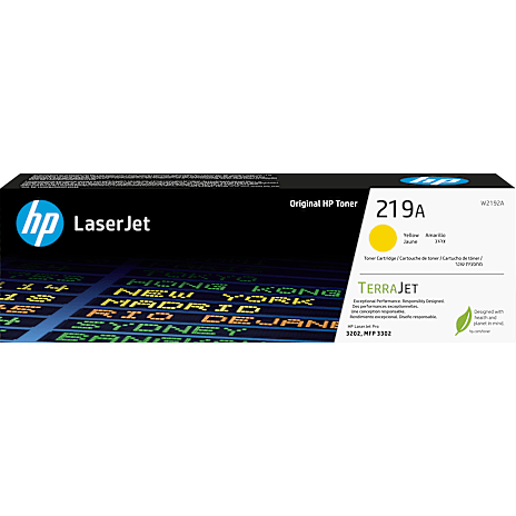 HP 219A LaserJet tonerpatron - gul