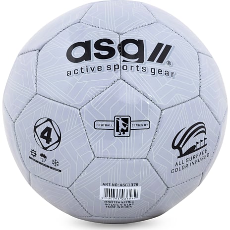 ASG Fodbold str. 4 sølvfarvet
