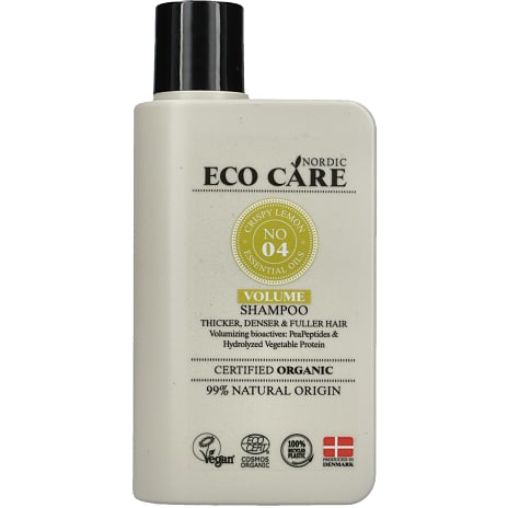 Eco Care Nordic Crispy Lemon shampoo m. peptider og protein 380 ml