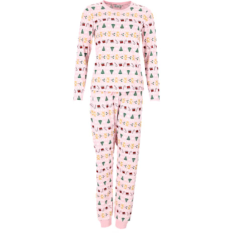 VRS dame julepyjamas - S - Pink 1 stk.