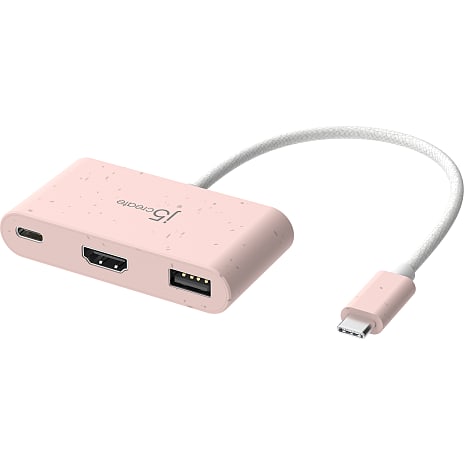J5 Create USB-C Multi Adapter Lyserød