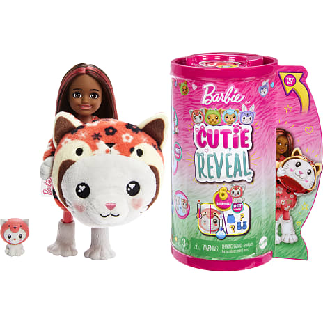 Barbie Cutie Reveal Chelsea Costume dukke