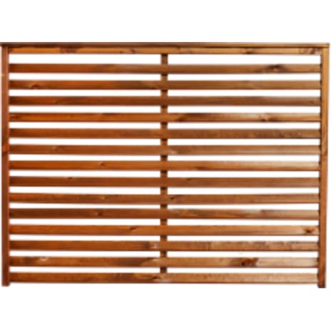 Nordic Fence Nova Teak Hegn Grundmalet