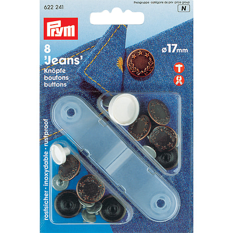 Prym Jeansknapper 17 mm