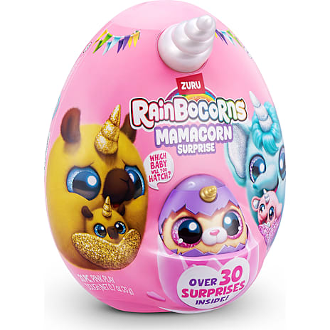 Rainbocorns Mamacorn Surprise plysdyr – flere varianter – assorteret 1 stk.