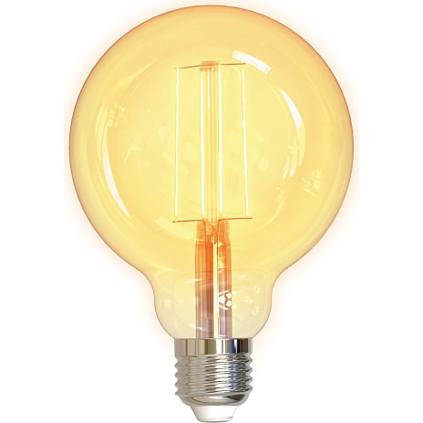 Deltaco Smart Filament LED Glødepære E27 Hvid