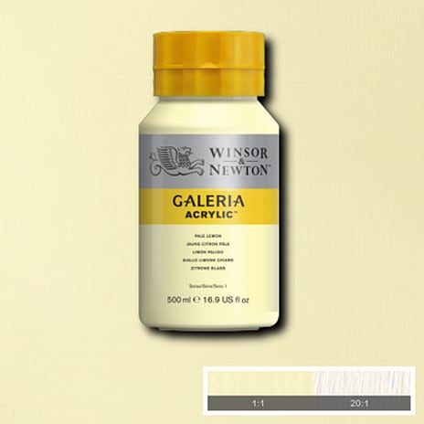Winsor & Newton Galeria akrylmaling Pale Lemon