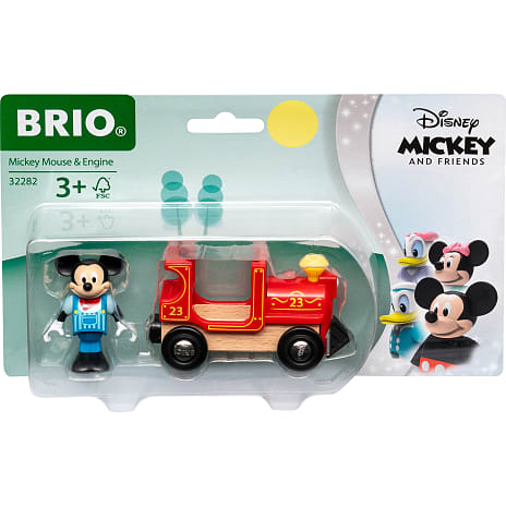 BRIO 32282 Mickey Mouse og Lokomotiv