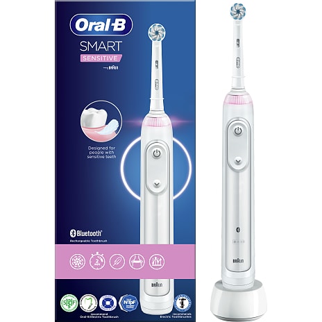 Eksamensbevis Skriv email Håndskrift Oral-B Smart Sensitive WT elektrisk tandbørste - hvid | Køb på føtex.dk!