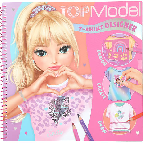 TOPModel t-shirt designbog 1 stk.