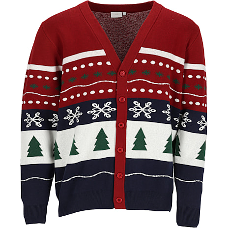 VRS herre cardigan str. 3XL - rød 1 stk.