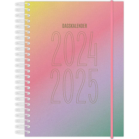 1Conzept Spiralkalender 24/25 Glitterfarver