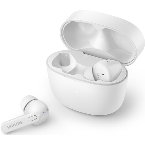 Philips TAT2206WT ægte trådløse øretelefoner med mikrofon - hvid 1 stk.