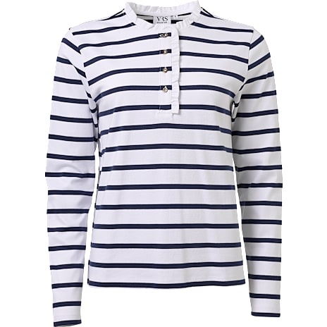 VRS dame top str. 2XL - hvid/navy 1 stk.