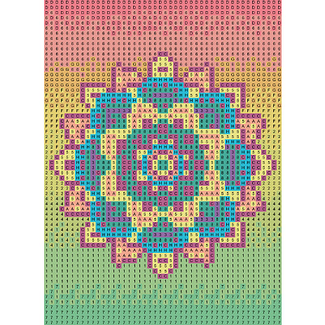 1Conzept Diamond Art lærred mandala 13x18 cm