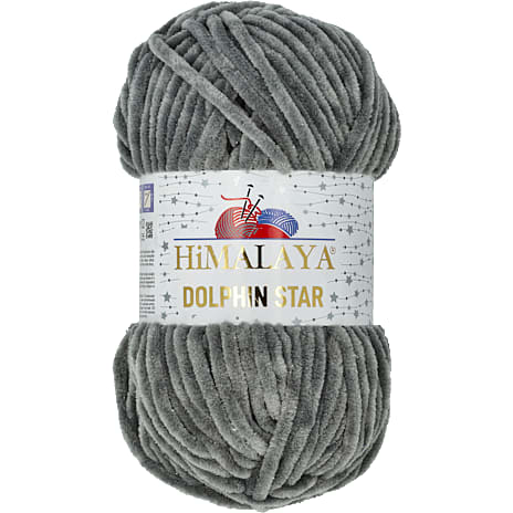 Himalaya Dolphin Star Glittergarn, grå 92120