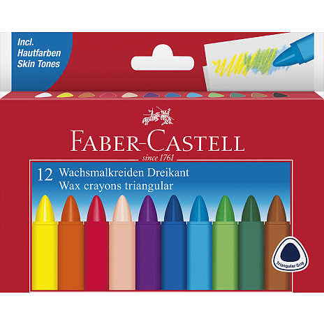 Faber-Castell farvekridt 12-pak 1 stk.