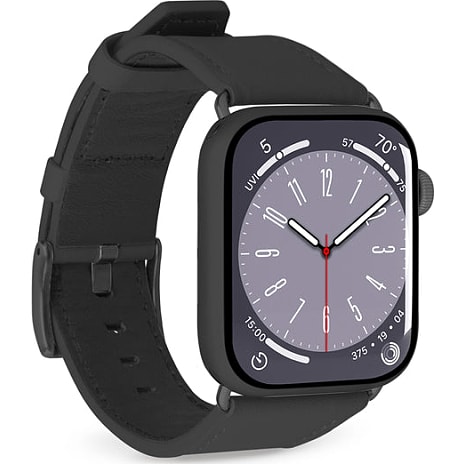 PURO Urrem til Apple Watch 42/44/SE/45/46/49 mm Sort