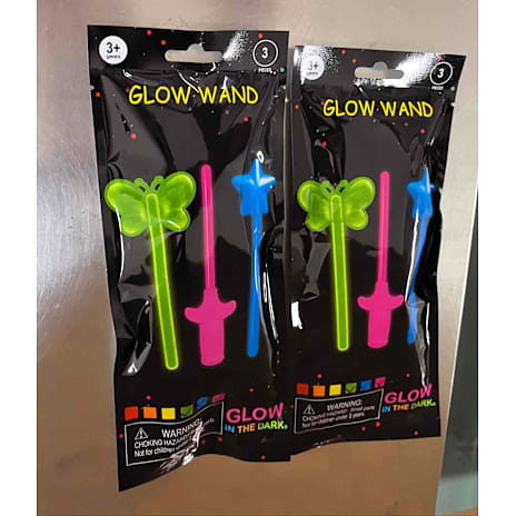 Andre Mærker Glow stav 3-pak - Multifarvet 3 stk.