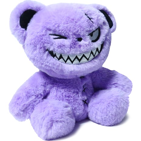 Halloween Plysbamse Højde 20 cm Lilla
