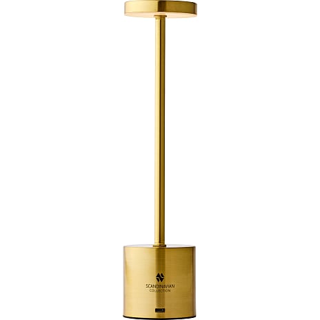 Salling Sofie touch bordlampe - messinglook 1 stk.