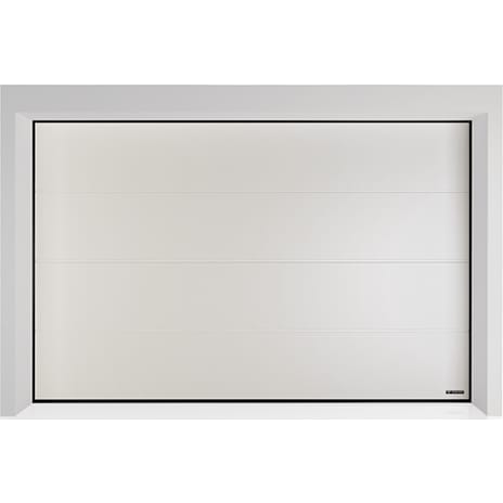 Nordic Home Garageport panel med motor hvid