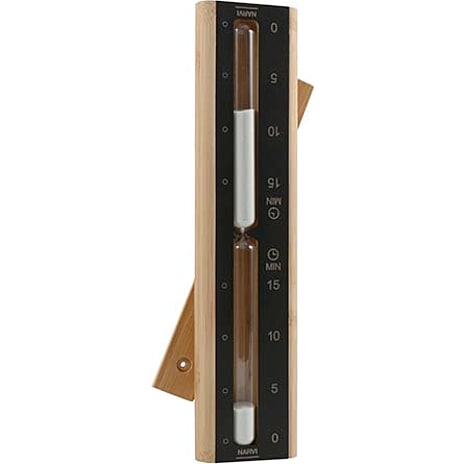DenForm Sauna Sandur Sort Stål/Bambus