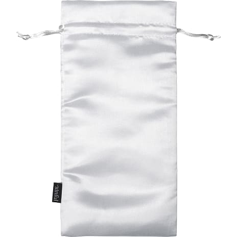 Sinful hvid satin opbevaringspose medium 1 stk.