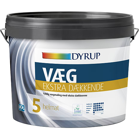 Dyrup Vægmaling Ekstra Dækkende 5 Base 10
