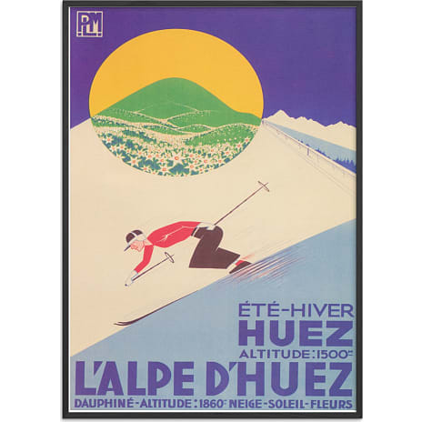 Citatplakat L’aple d’huez - 70x100 cm 1 stk.