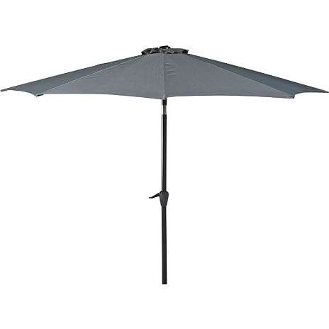 Andre mærker Miami Parasol Ø300 cm Sort/grå