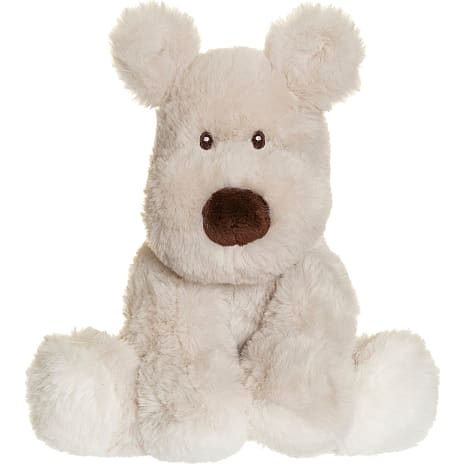 Teddykompaniet Mocca Hundebamse 25 cm Grå