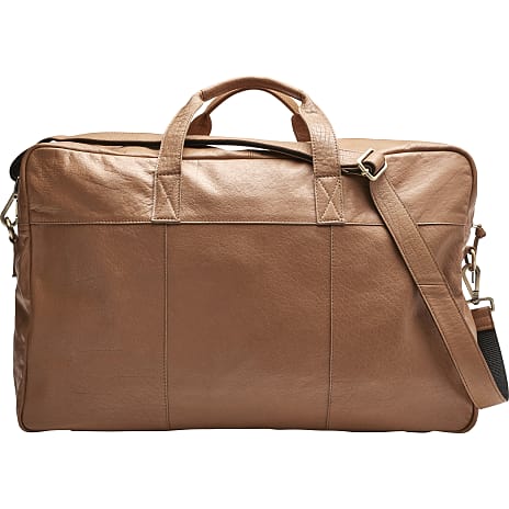 Unisex Weekend Skindtaske Cognac