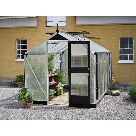 Juliana Compact drivhus Aluminium