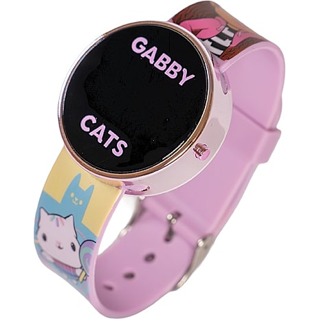 Accutime Gabbys Dukkehus LED Ur Pink