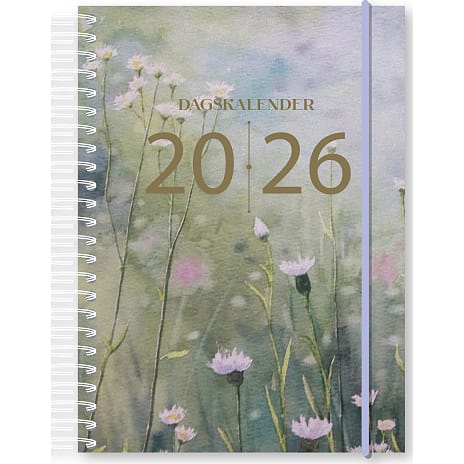1Conzept Spiralkalender 2026 Glitter Farvet