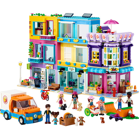 med uret afdeling foragte LEGO® Friends Bygning på hovedgaden 41704 | Køb på Bilka.dk!