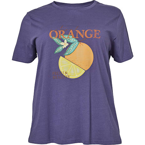 VRS Dame T-shirt Str. 48 Blå