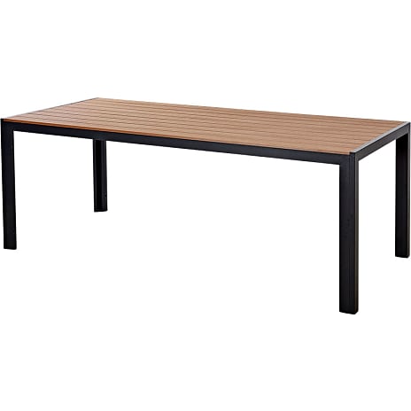 Carlton Nonwood Havebord - Sort/Teak