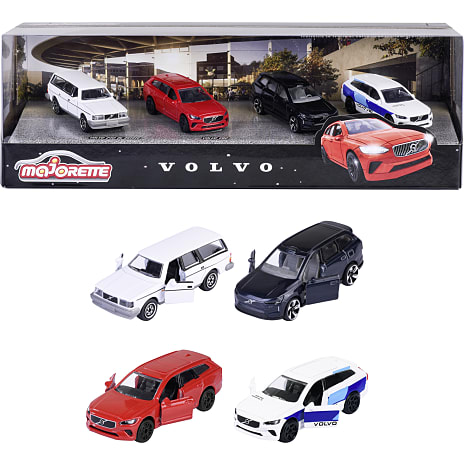Majorette Volvo Biler 4-Pak