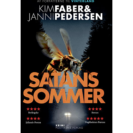 Politikens Forlag Satans sommer - Kim Faber & Janni Pedersen 1 stk.