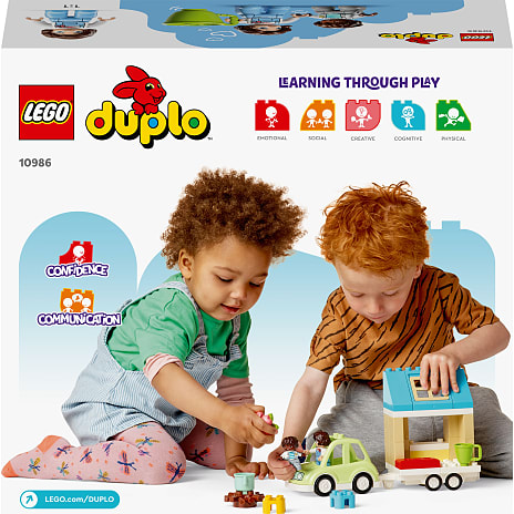 opkald Fugtig Sovereign LEGO DUPLO 10986 By familiehus på hjul | Køb online på br.dk!