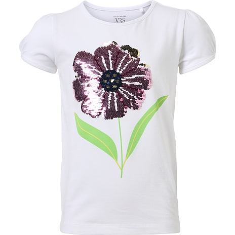 VRS Børne T-shirt Str. 122/128 Hvid