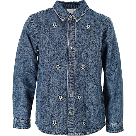 VRS Børne Denimskjorte Str. 122/128 Blå