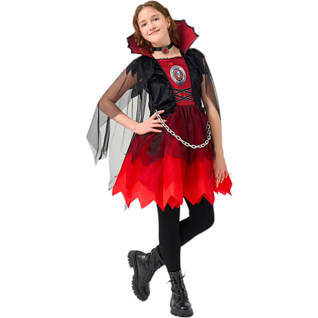 Halloween Vampyrkjole Kostume Str. 164