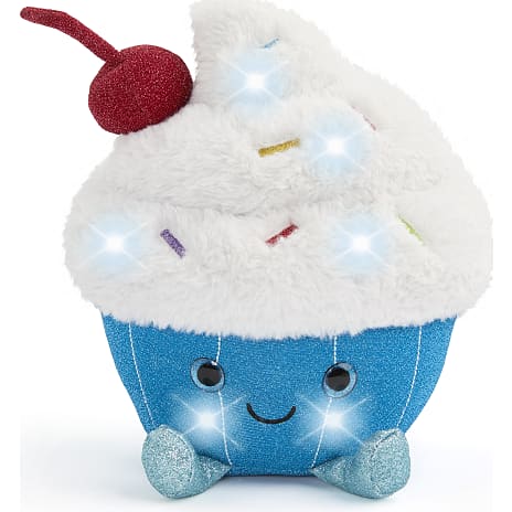 Fao Schwarz Cupcake bamse m. lyd og lys 28 cm 1 stk.