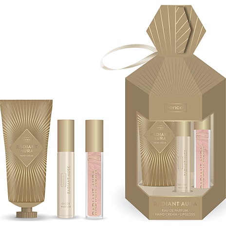 Sence Radiant Aura gaveæske m. Eau de parfum, håndcreme og lipgloss
