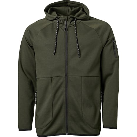 VRS Herre Hoodie Str. S Mørkegrøn