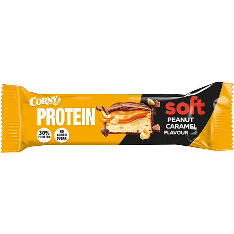 Proteinbar m. peanuts & karamel, Corny Protein 45 g